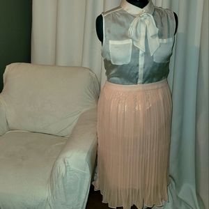 JustFab Mini-Pleated Skirt